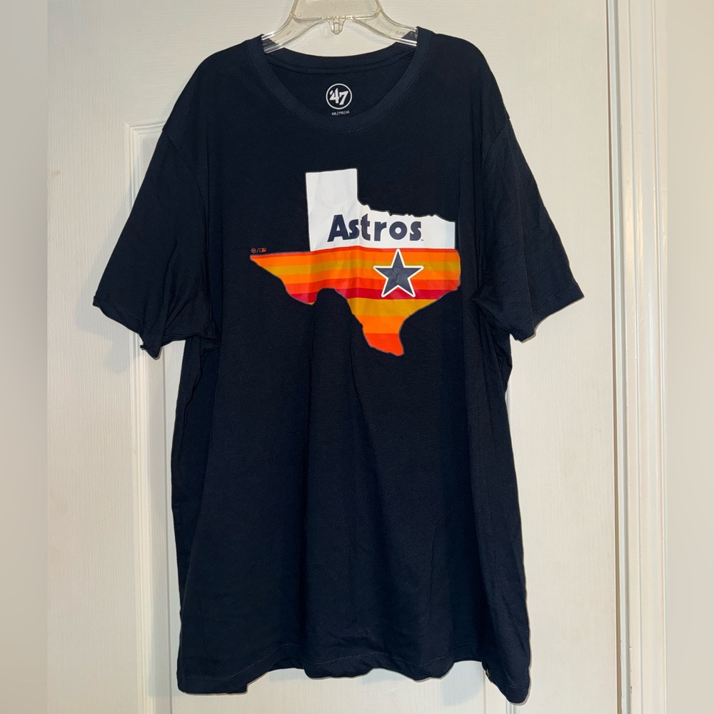 '47 Brand Houston Astros Retro Texas short sleeve navy. Never worn